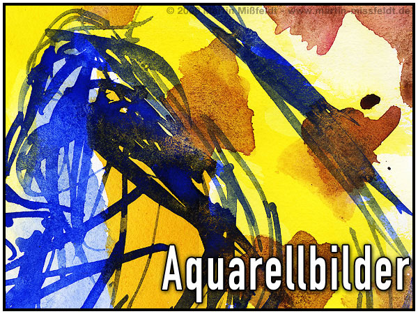 Leuchtende Aquarellfarben - Aquarelle malen