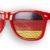 1 x Fanbrille Deutschland - Rot – Sonnenbrille – Brille Germany – Schwarz Rot Gold - Fan Artikel (1) - 2
