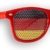 1 x Fanbrille Deutschland - Rot – Sonnenbrille – Brille Germany – Schwarz Rot Gold - Fan Artikel (1) - 1