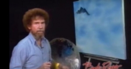 Bob Ross: einen Berg malen