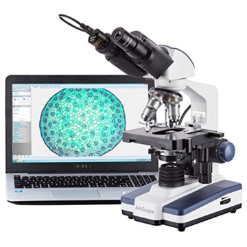 40 x 2000 x LED Digital Fernglas Compound Mikroskop w 3D Stage + 1,3 MP USB-Kamera - 3