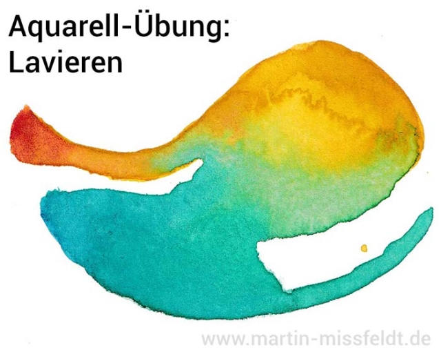 Lavieren (Aquarell-Tutorial)