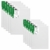 Artina Akademie Keilrahmen FSC®-Zertifiziert 10er Set 5 x 40x50 cm & 5 x 30x40 cm- Aus 100% Baumwolle Leinwand Keilrahmen weiß - 280g/m² - verzugsfrei - 3
