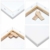 Artina Akademie Keilrahmen FSC®-Zertifiziert 10er Set 5 x 40x50 cm & 5 x 30x40 cm- Aus 100% Baumwolle Leinwand Keilrahmen weiß - 280g/m² - verzugsfrei - 6
