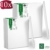 Artina Akademie Keilrahmen FSC®-Zertifiziert 10er Set 5 x 40x50 cm & 5 x 30x40 cm- Aus 100% Baumwolle Leinwand Keilrahmen weiß - 280g/m² - verzugsfrei - 1