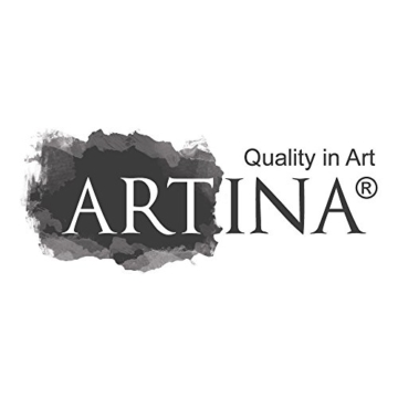 Artina FSC Keilrahmen Akademie 20x30 cm 5er Set - Aus 100% Baumwolle Leinwand Keilrahmen weiß - 280g/m² - verzugsfrei - 9