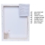 Artina FSC Keilrahmen Akademie 30x40 cm 5er Set - Aus 100% Baumwolle Leinwand Keilrahmen weiß - 280g/m² - verzugsfrei - 4