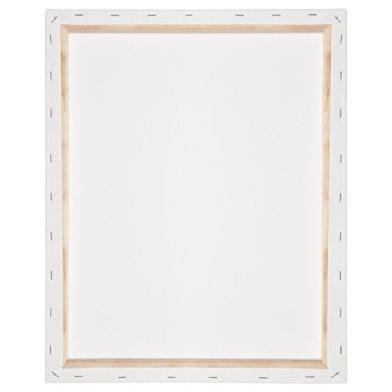 Artina Keilrahmen 40x60 cm Leinwand 100% Baumwolle auf stabilen Leisten in Akademie Qualität - weiß grundiert - 280 g/m² - 5