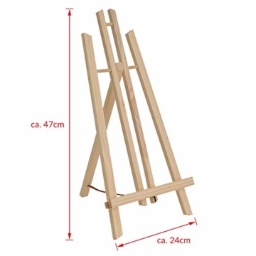 Artina Tisch-Staffelei London aus Kiefern-Holz ideal zum Malen am Tisch für Künstler und Kinder geeignet - 3