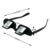 Asnlove Lazy Glasses, Brille Winkelbrille Lazy Readers 90 Grad HD Horizontale Brille Brechung-Brille Prismen-Brille, Schwarz - 2