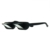 Asnlove Lazy Glasses, Brille Winkelbrille Lazy Readers 90 Grad HD Horizontale Brille Brechung-Brille Prismen-Brille, Schwarz - 3