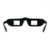 Asnlove Lazy Glasses, Brille Winkelbrille Lazy Readers 90 Grad HD Horizontale Brille Brechung-Brille Prismen-Brille, Schwarz - 4