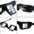 Asnlove Lazy Glasses, Brille Winkelbrille Lazy Readers 90 Grad HD Horizontale Brille Brechung-Brille Prismen-Brille, Schwarz - 5