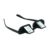 Asnlove Lazy Glasses, Brille Winkelbrille Lazy Readers 90 Grad HD Horizontale Brille Brechung-Brille Prismen-Brille, Schwarz - 1