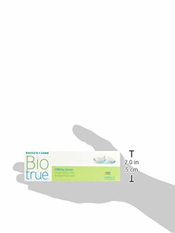 Bausch und Lomb Biotrue ONEday Tageslinsen, sphärische Kontaktlinsen, weich, 30 Stück / BC 8.6 mm / DIA 14.2 / -1.75 Dioptrien - 9