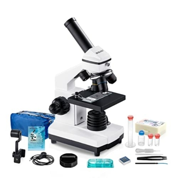 BEBANG 100X-2000X Mikroskop für Kinder Erwachsene, Professionelle Biologische Mikroskope für Studenten Schullabor Zuhause - 7