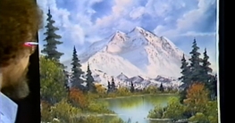 Bob Ross Gemälde Mount McKinley