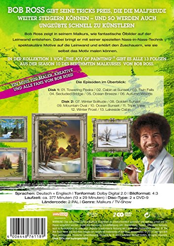Bob Ross - The Joy of Painting, Kollektion 1 [2 DVDs] - 