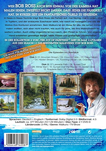 Bob Ross - The Joy of Painting, Kollektion 2 [2 DVDs] - 