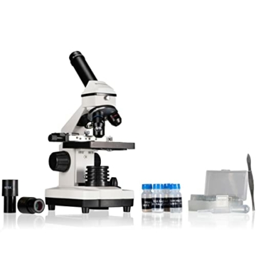 Bresser Durchlicht- und Auflicht-Mikroskop Biolux NV 20x-1280x für Kinder und Erwachsene geeignet, inkl. HD USB-Kamera und Kreuztisch zur Objektbewegung, mit umfangreichem Zubehör und Transportkoffer - 1