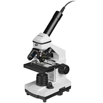 Bresser Durchlicht- und Auflicht-Mikroskop Biolux NV 20x-1280x für Kinder und Erwachsene geeignet, inkl. HD USB-Kamera und Kreuztisch zur Objektbewegung, mit umfangreichem Zubehör und Transportkoffer - 8