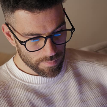 COLORON Farbseh Brille für Farbenblinde - Aquilus BK - 3in1 Brillenset für Rotschwäche (Protan) - 4