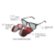COLORON Farbseh Brille für Farbenblinde - Ruber BK - 3in1 Brillenset für Rotschwäche (Protan) - 2