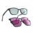COLORON Farbseh Brille für Farbenblinde - Viridis BK - 3in1 Brillenset für Grünschwäche (Deutan) - 1