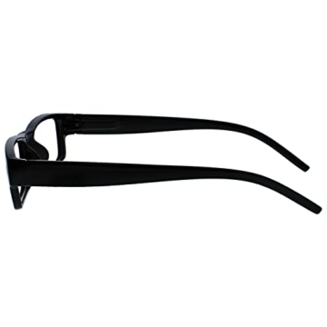 Die Lesebrille Unternehmen Schwarz Leicht Komfortables Leser Wert 4er-Pack Designer Stil Herren Frauen UVR4PK032 +1,50 - 3