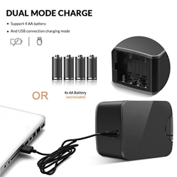 Elektrischer Anspitzer, Angetrieben mit USB oder Batterie arbeitet bewältigt Schwerlast automatischer elektrischer Anspitzer für Nr. 2 Stifte und Buntstifte - 4