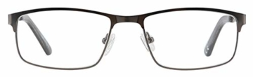 EYECEDAR Amcedar 5 Stuks Lesebrille Herren Rechteck Rahmen Edelstahl Material Metall Federscharniere Enthalten Sonne Lesebrille +1.50 - 2