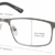 EYECEDAR Amcedar 5 Stuks Lesebrille Herren Rechteck Rahmen Edelstahl Material Metall Federscharniere Enthalten Sonne Lesebrille +1.50 - 4