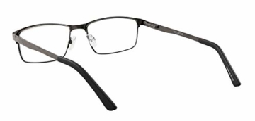 EYECEDAR Amcedar 5 Stuks Lesebrille Herren Rechteck Rahmen Edelstahl Material Metall Federscharniere Enthalten Sonne Lesebrille +1.50 - 5