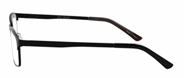 EYECEDAR Amcedar 5 Stuks Lesebrille Herren Rechteck Rahmen Edelstahl Material Metall Federscharniere Enthalten Sonne Lesebrille +1.50 - 6