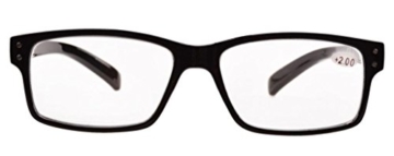 Eyekepper 5er-pack Federscharniere Vintage Herren Lesebrille in Schwarz - 4