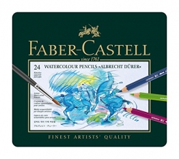 Faber-Castell 117524 - Aquarellstifte ABLRECHT DÜRER, 24er Metalletui -