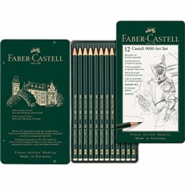 Faber-Castell 119065 - Bleistift Castell 9000, 12er Art Set - 1