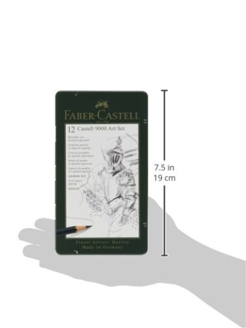Faber-Castell 119065 - Bleistift Castell 9000, 12er Art Set - 7