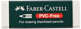 Faber-Castell 188121 - Radierer 7081 N PVC-Free, Kunststoff, weiß - 1