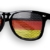 Fanbrille Deutschland - Schwarz – Sonnenbrille – Brille Germany – Schwarz Rot Gold - Fan Artikel - 2