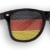 Fanbrille Deutschland - Schwarz – Sonnenbrille – Brille Germany – Schwarz Rot Gold - Fan Artikel - 1