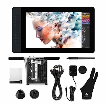 GAOMON PD1561 Stift-Display 15,6 Zoll IPS Monitor mit 10 Schnelltasten und 8192 Druckstufen batterielosem Stift - 6