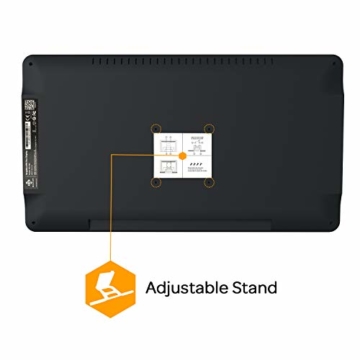 GAOMON PD1561 Stift-Display 15,6 Zoll IPS Monitor mit 10 Schnelltasten und 8192 Druckstufen batterielosem Stift - 8