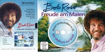 Happy Painting mit BOB ROSS WORKSHOP / MALKURS 2 DVD + Buch FREUDE AM MALEN -