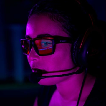 Horus X – Blaulicht-Brille GAMING 2.0 - Ruhebrille Ultimativer Schutzfilter - Anti-Blaulicht-Bildschirm (PC-Computerkonsolen-Videospiele) - Gamer & e-Sportzubehör - Männer und Frauen (Unisex) - 7