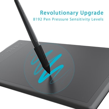 HUION Inspiroy Q11K 8192-stufigen Drucksensitivität Drahtloses Grafiktablett - 2