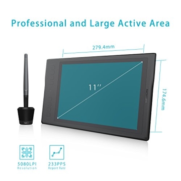 HUION Inspiroy Q11K 8192-stufigen Drucksensitivität Drahtloses Grafiktablett - 5