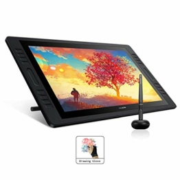 HUION KAMVAS Pro 20 Grafiktablett mit Display 19,53-Zoll Bildschirm-HD-Stift-Display Batteriefreier Stift, 16 Tastenkombinationen und 2 Touch-Leisten Ideal für Home-Office & E-Learning - 1