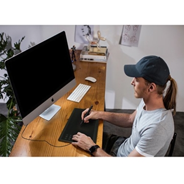 Huion Neu 1060PLUS Grafiktablett Micro USB Zeichen Großformatige mit 8G SD Karte und Wiederaufladbarer Stift - 5
