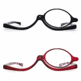 JM 2 Paar Makeup Lesebrille Vergrößern Flip nach unten Kosmetik Leser Für Damen +3.0 - 1